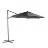 Зонт от солнца ROMA D3xВ2,6м, алюминиевая ножка с порошковым покрытием, цвет  серый, материал  полиэстер, темно-серый