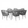 Garden furniture set ECCO table and 6 chairs