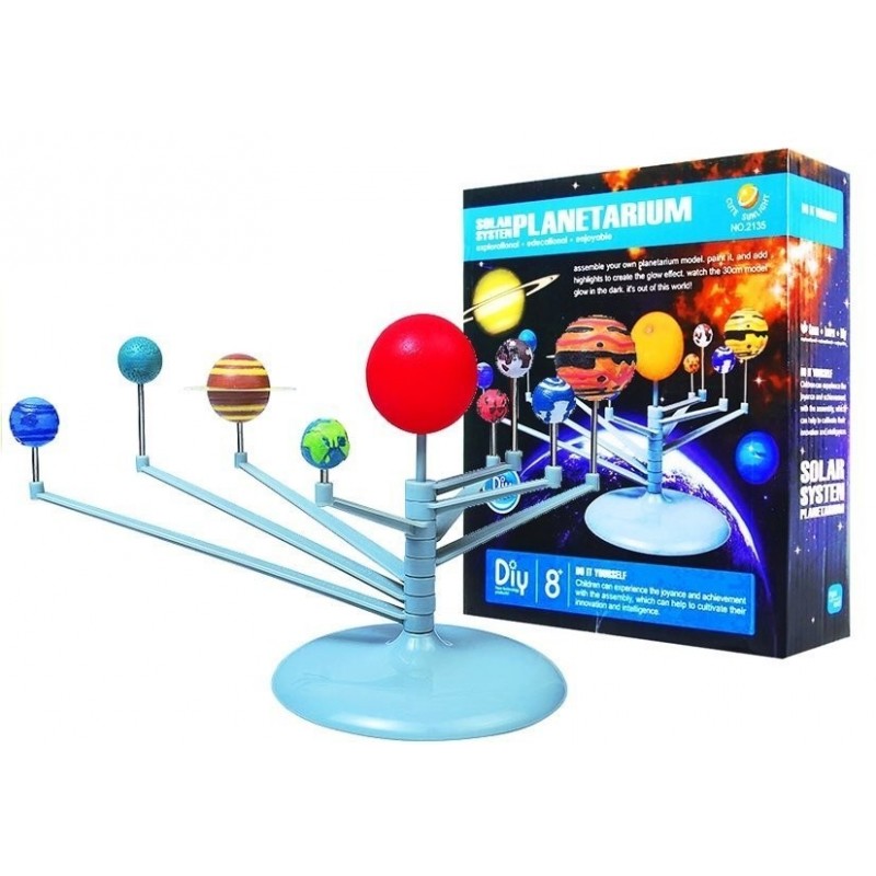 Set of Creative Planets for assembly and painting