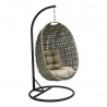 Hanging chair CORA grey