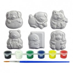 Plaster Moulds for Painting Dog Duck Bear