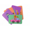 Magnetic Jigsaw Book Vehicles Cards Helicopter Police