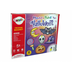DIY Halloween Magnets Plaster Casts Pumpkin Kit