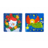 Kit DIY Coloured Mosaic Christmas Glue-On Snowman Angel