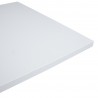 Table top ERGO 140x80cm white grey