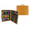 Large Artistic Set in a Wooden Case  Artistic Set 150 Pieces Creative fun