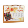 Large Artistic Set in a Wooden Case  Artistic Set 150 Pieces Creative fun
