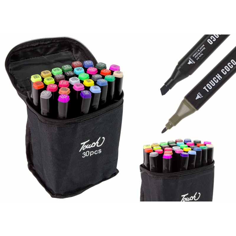 Set of 30 Double-sided Alcohol Markers Pro Touch  Bag