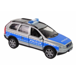 Metal Car Volvo XC90 Police Sound Lights HKG002