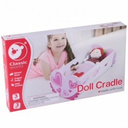 Classic World Doll Cradle Cot