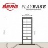 BERG Playground XXL with Bucket Swing, Rubber Swing and Monkey Trapeze Bar
