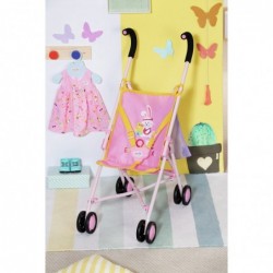 Baby Born Pink Doll Stroller with Accessory Bag