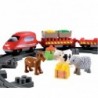 Ecoiffier Abrick Train Train With Animals 57 pieces