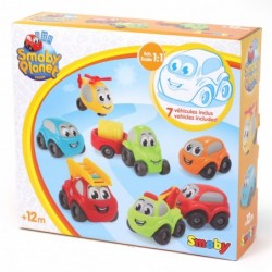 Smoby Vroom Planet Set of 7 vehicles