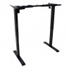 Table leg ERGO with 1-motor, black