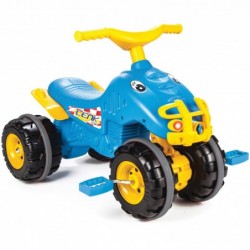 WOOPIE Pedal Quad Monster Rider Silent Wheels Blue