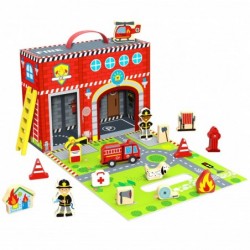 TOOKY TOY Fire Station in...