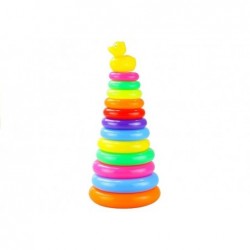 Baby Toddler Toy Stacking Rings Pyramid Stacker 