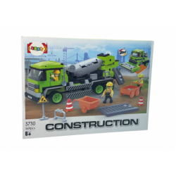 Large Concrete Roller 369 Piece Construction Brick Set