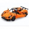 Construction Blocks Porsche Orange Sports Car 421 Elements