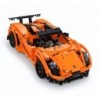Construction Blocks Porsche Orange Sports Car 421 Elements