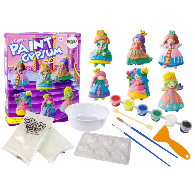 DIY Plaster Casts Painting Princesses Kit