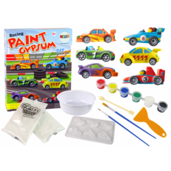 DIY Plaster Casts Painting Paint Race Kit