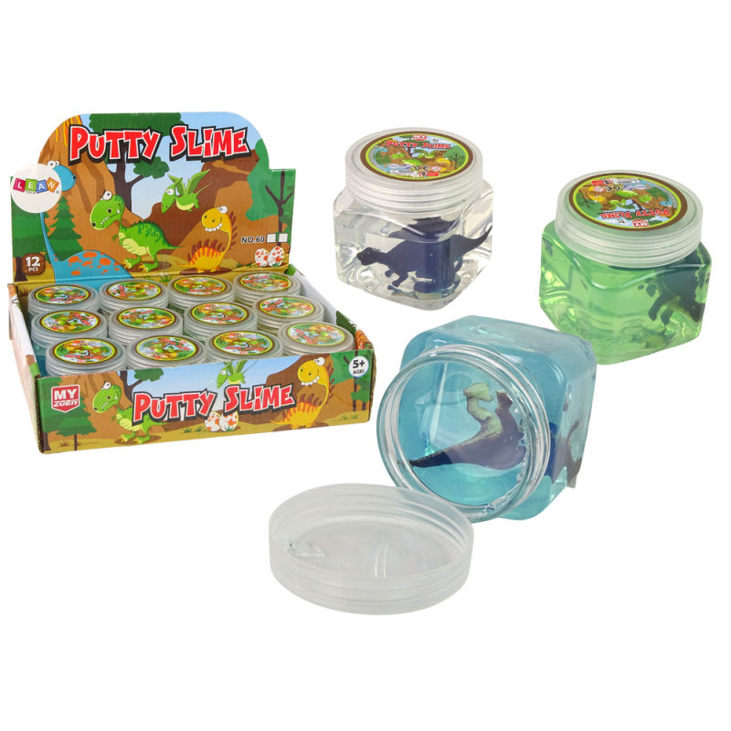 Slime Crystal Dinosaurs Colours