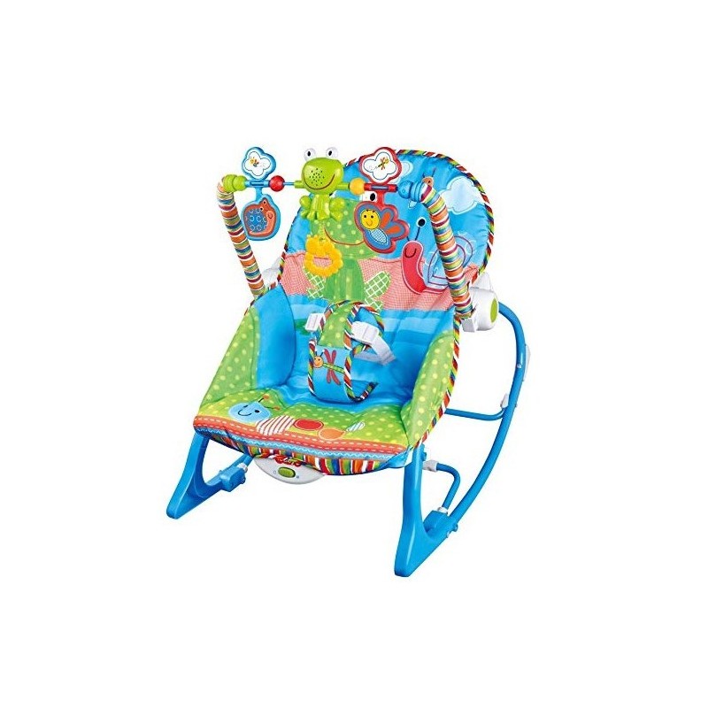 WOOPIE Rocker Deckchair Cradle 3in1 Educational Sensory Seat Adjustment Melody