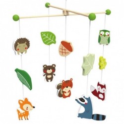 CLASSIC WORLD Woodland Animals Wind-Up Carousel for Children