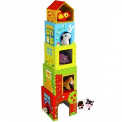 TOOKY TOY Cubes Farm in Boxes Puzzle