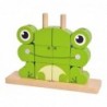 CLASSIC WORLD Creative Wooden Spatial Blocks 3D Frog