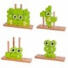CLASSIC WORLD Creative Wooden Spatial Blocks 3D Frog