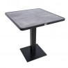 Table DEVINE 70x70xH74cm, grey