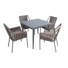 Garden furniture set ANDROS table and 4 chairs