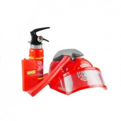 Firefighter Costume with Accessories - helmet, fire extinguisher, crowbar