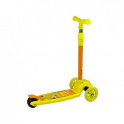 Tricycle Balance Scooter Luminous Wheels Yellow Squirrel