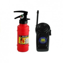 Set Helmet Fire Extinguisher Megaphone + 8 Elements