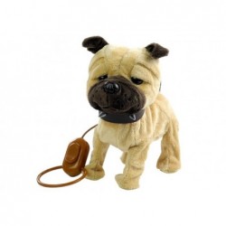 Interactive Dog On a Leash with Dog House Beige