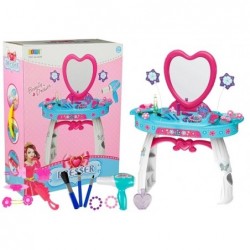 Table with Mirror Beauty Set Accessories Comb Drier