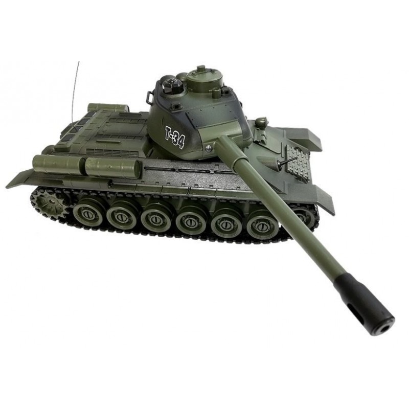 RC Tank 1:18 Cannon Smoke Shield Sounds Brown, Toys \ R/C vehicles