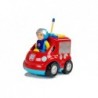 Baby R/C Fire Truck with Remote Control Steering Wheel Red