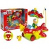 Baby R/C Airplane with Remote Control Steering Wheel Red