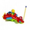 Baby R/C Airplane with Remote Control Steering Wheel Red