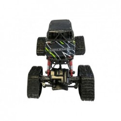 Offroad R/C Car 4x4 Black with Green Pattern