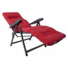 Deck chair CERVINO red