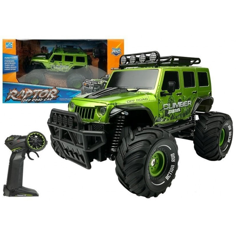 Remote controlled Car Off-road Jeep R/C Green