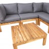 Gardenfurniture set FINLAY corner sofa and table