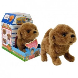 Interactive Puppy Battery Operated Brown Walks Moves His Tail Sound
