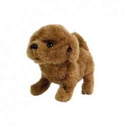 Interactive Puppy Battery Operated Brown Walks Moves His Tail Sound